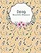 2019 Monthly Planner: Feathers Fly, Daily journal Planner,12 Months Calendar,schedule planner,Agenda by 