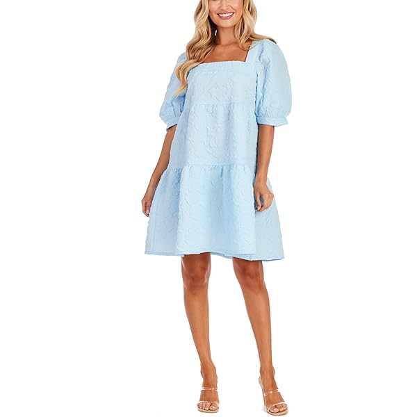 Briggs New York Tiered Linen Blend Dress, Sleeveless, Gray Stripe, Size XS  at Amazon Women's Clothing store