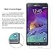 (2 Pack)Galaxy Note 4 Glass Screen Protector , [9H Hardness] [High Definition] [Bubble Free] Tempered Glass Screen Protector for Galaxy Note4
