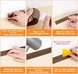 flintronic Bath Sealant Strip 4.5m Self Adhesive Caulk Tape 20mm view 6