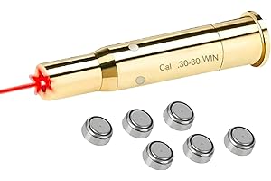 GOTICAL Red Dot 30-30 Win Laser Bore Sighter Boresight Hunting Tool 3030 Cartridge Bore Sight Red Laser