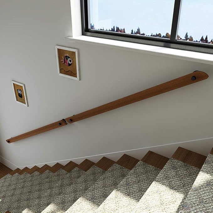 ayudas para la Vida Diaria Asistente de Apoyo de Seguridad c/&oacute;modo y f/&aacute;cil para discapacitados//Ancianos//Embarazadas//ni/&ntilde;os IMBM-Pasamanos Kit de barandilla de Madera Adecuado para Interiores