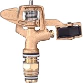 1/2" Low Angle Brass Wedge Drive Impact Sprinkler 7&deg; - 1/8"