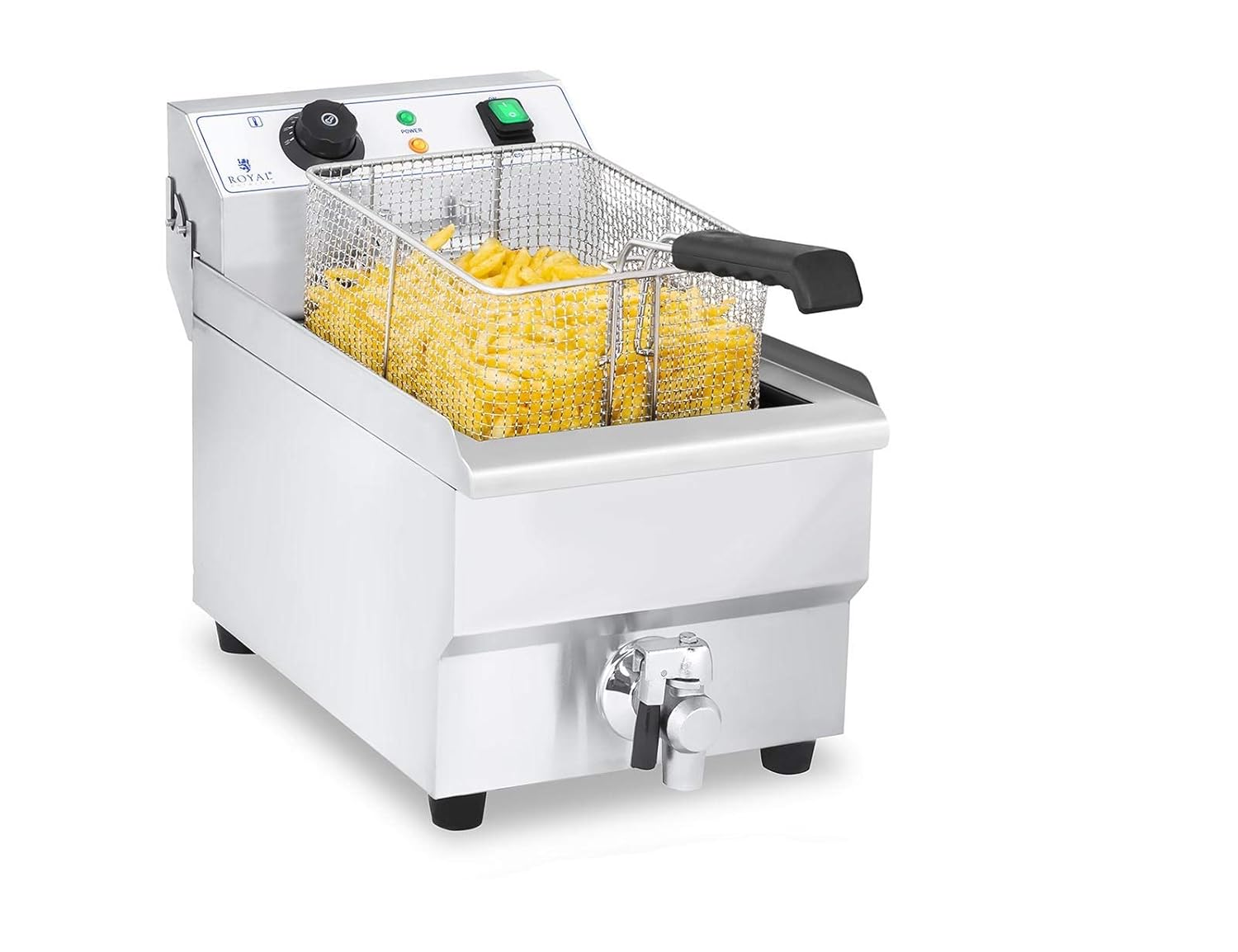 Royal Catering Electric Deep Fryer RCEF 10EH1 (10 litres, 3.000 Watt
