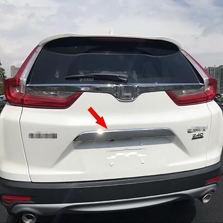 Amazon Beautost ホンダ 17 18 19 Cr V Crv Absクローム リアトランク蓋 モールディングトリム 外装 エアロパーツ 車 バイク