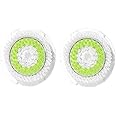 Azonbey Brush Head Replacements Compatible with Clarisonic Mia 1, Mia 2, Mia Fit, Alpha Fit, Smart Profile Uplift and Alpha Fit Face Cleaning Brush Heads (Green-2Pack)