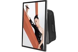 JPIYEIC 27" LCD Backpack, 1000nits Brightness Digital Backpack Display, LCD Touchscreen Backpack, Human Walking Billboard Sending Program with U-Disk/Phone APP, and CMS Input Auto ADS Player, Android OS