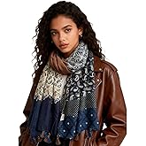 Pemilosci Soft Scarf for Women Girls Boho Large Lightweight Scarves Shawls Wraps for Four Seasons 70 x 35 inches