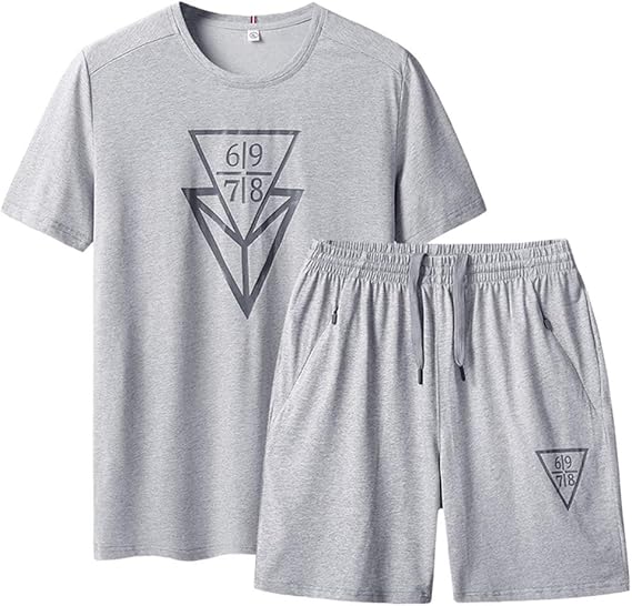 Amazon Bankiku バンキク 夏 ジャージ メンズ 上下セット セットアップ 半袖半ズボン スポーツウェア スウェット Tシャツ ショートパンツ 黒 グレー 紺 ジャージ上下セット 通販