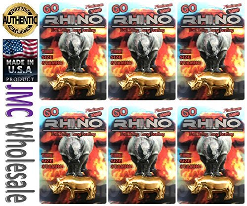 Rhino Best Sexual Male Performance Enhancement Pill Variety Pack (6pill GoToy Gold) (Gold 6 Go)