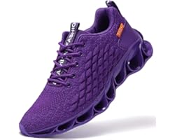 SKDOIUL Sports Sneakers for Men Mesh Breathable Fashion Youth Big Boys Trail Walking Shoes Black White Red