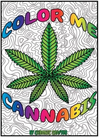 Color Me Cannabis: Marijuana Themed Coloring Book