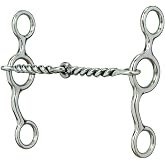 Weaver Leather All Purpose Bit with 5" Sweet Iron Twisted Wire Snaffle Mouth