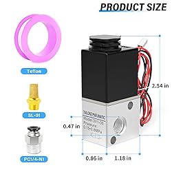 TAILONZ PNEUMATIC 1/8 inch NPT 12V/24V/110V/220V 3