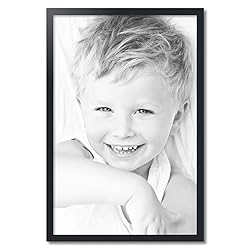 ArtToFrames 25x38 Inch Black Picture Frame, This