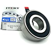 KOYO Japan 6203 2RS Deep Groove Ball Bearing, Rubber Sealed 17x40x12 mm