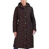 Madden Girl Womens Maxi Puffer Winter Coats - Long Quilted Jackets for Women Weather Resistant Puffer Parka Hooded Jacket