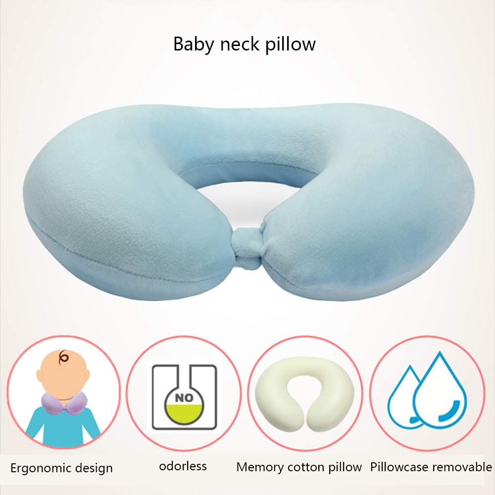 Baby Pillow with Assisted Correction of Torticollis Design
