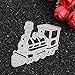 Bottone DIY Metal Cutting Dies Stencil Template Mould for DIY Scrapbook Embossing Album Paper Card Craft Decoration (Locomotive)