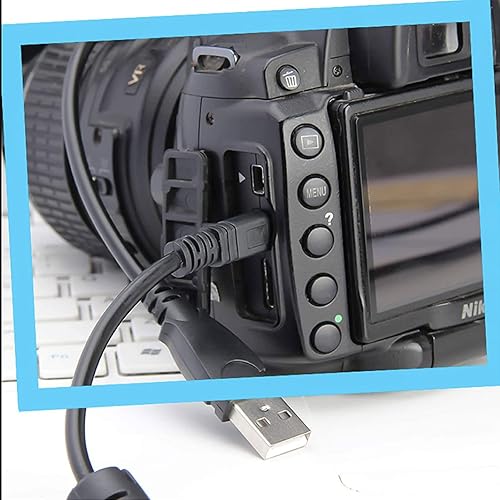 UC-E6 USB Cable Photo Transfer Cord Replacement for Nikon CoolPix