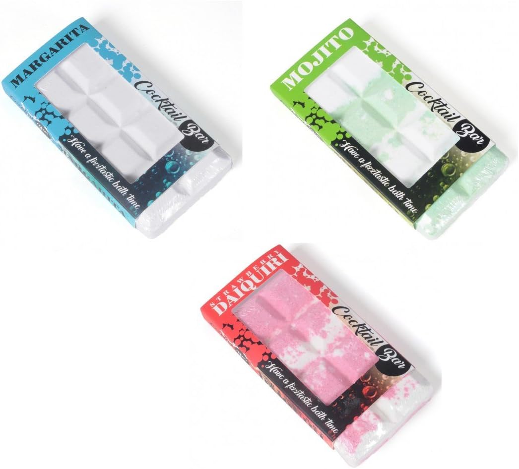 Pack of 3 Cocktail Bar Bath Fizzers