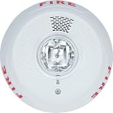 System Sensor Horn Strobe,Horn Strobe,White | Plug-in design with minimal intrusion into the back box Tamper-resistant construction Automatic selection of 12- or 24-volt