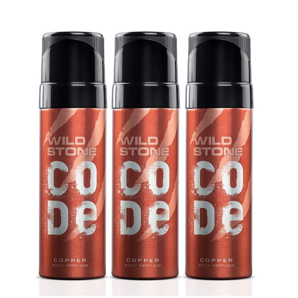 wild stone code copper body perfume