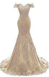 Off The Shoulder Mermaid Prom Dresses Long