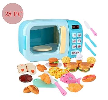Lukame Conjunto de 28 piezas de juguetes de simulación de horno de ...