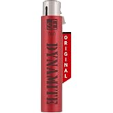 SE ELECTRONICS DM1 Dynamite Ultra-Slim Inline Microphone Preamp for Ribbon &amp; Dynamic Microphones - Mic Preamp with +28dB Gain for Clean, Natural Sound - Ideal for Podcasting &amp; Live Sound (Red)