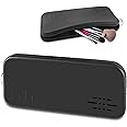 Yotako Makeup Brush Holder Travel, Silicone Makeup Brush Holder Makeup Brush Travel Case Silicone Travel Makeup Bag for Organizing Brushes Makeup Tools (Black)