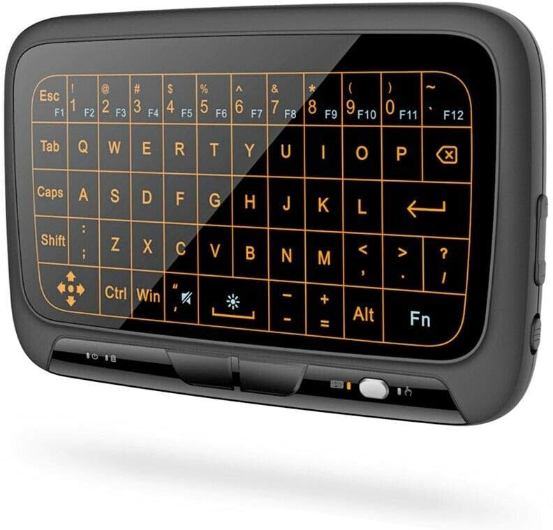 SZILBZ 2.4Ghz H18+ Backlit Mini Wireless Keyboard, Full Screen No