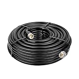 MOOKEERF RG8 Coaxial Cable 100FT, UHF Male PL-259