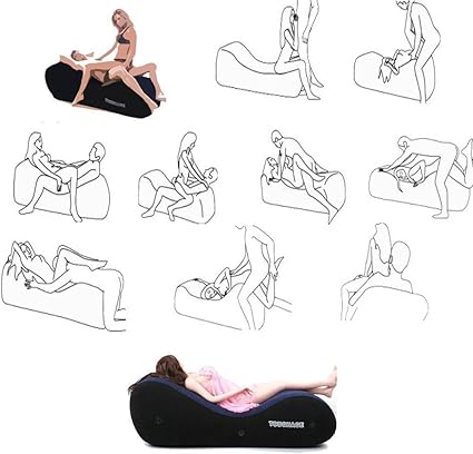 Inflatable Position Sofa Sex Bed Sofa With Pump Handcuffs Leg