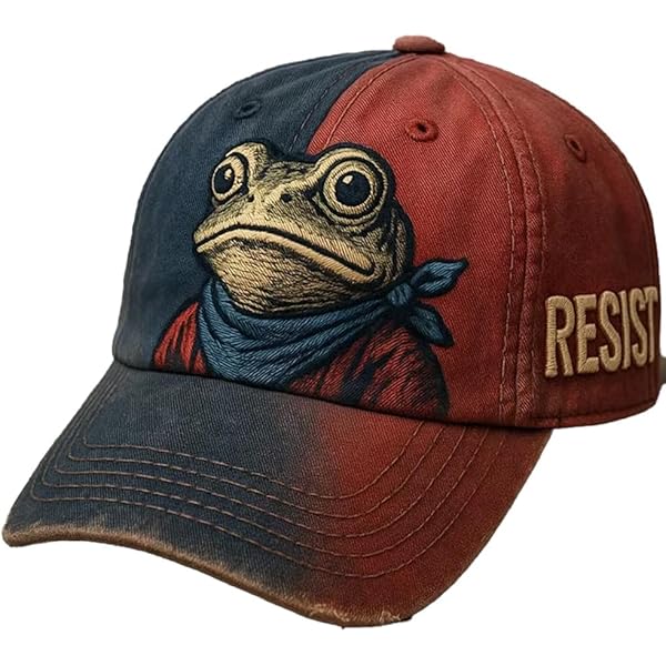 Amazon.com: Vintage FDT Print Hat, Unisex Portland Frog Resist