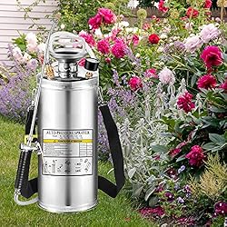 Kweetle 2Gal Stainless Steel Pump Up Sprayer