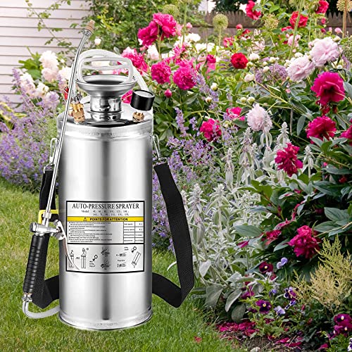Kweetle 2Gal Stainless Steel Pump Up Sprayer