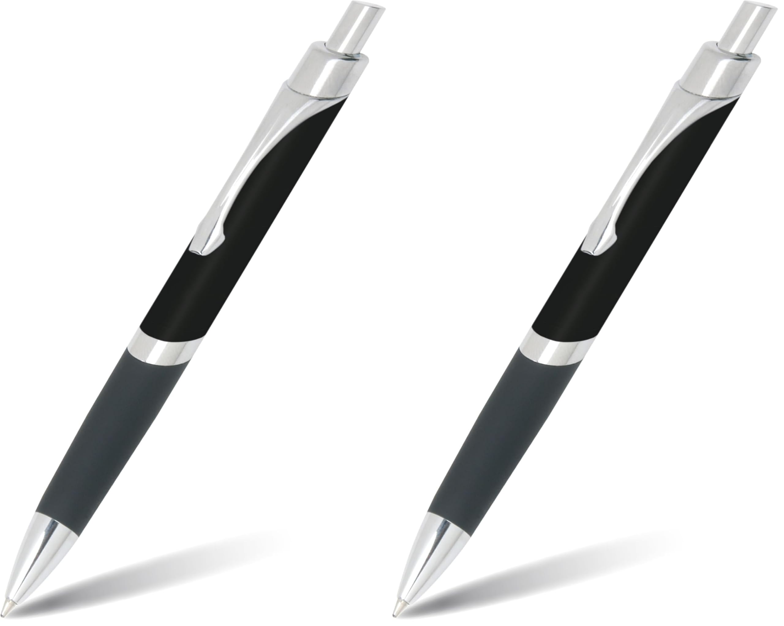 Online Schreibgerate GmbH ballpoint pen Sporty, black writing color, colour black, 31692/3D (Pack of 2)