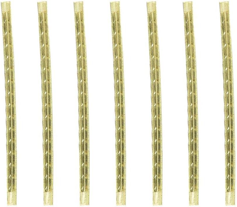 Electric Guitar Fret Wire, Brass Fret Wire Set for Electric Guitar and Bass 24pcs 2.7mm Width - Image 5