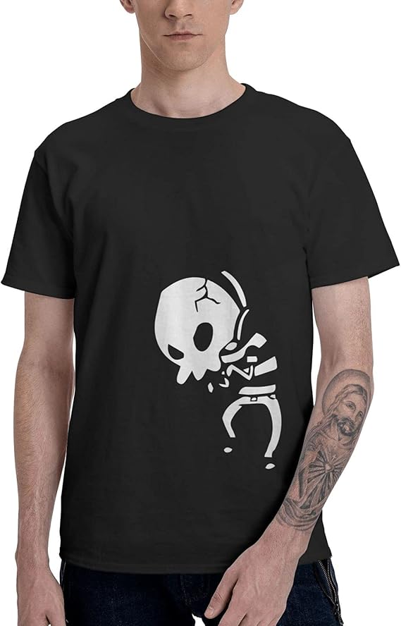 Amazon Co Jp Tシャツ メンズ 可愛い骸骨さん 怖くない ドクロ 踊りのスカル 半袖 ティー シャツ インナー シャツ ベーシック 丸襟 おもしろ プリントtシャツ 綿100 やわらか 防菌防臭 カジュアル おしゃれ 速乾 オールシーズン 服 ファッション小物