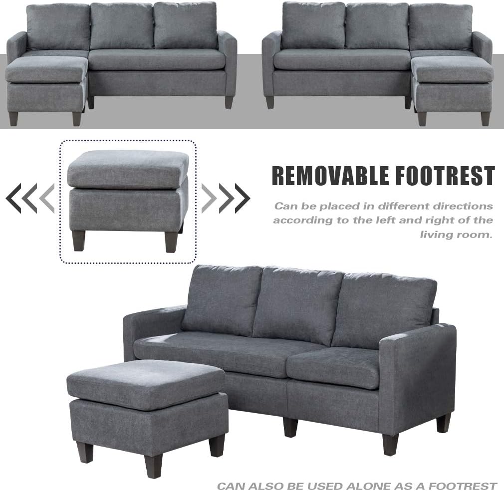 Sofa Sectional Sofa for Living Room Futon Sofa Modern Sofa Couches and Sofas Furniture Set Sofa Set Fabric Sofa Corner Sofa Upholstered Contemporary: Furniture & Decor