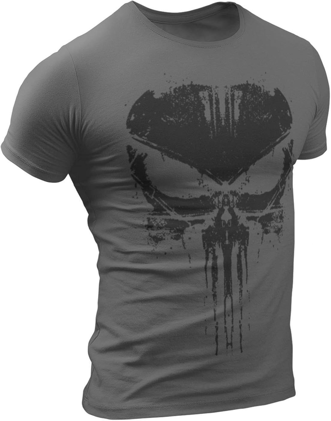 The Punisher T-Shirt Ultra Distressed Design Fade #3047: Amazon.co.uk