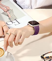 Odbeai Leopard Bands Compatible with Fitbit Sense