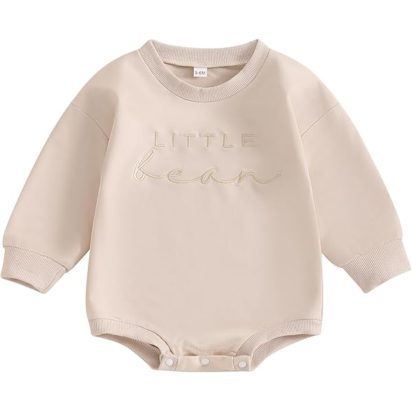 Kumsolu Baby-Strampler Mit Elefanten-Muster – Langarm-Body Für Neugeborene Mädchen