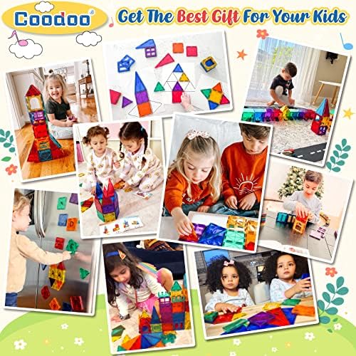 60magnetische Bausteine,Kinderspielzeug,STEM-Magnetblöcke,sensorisches Spielzeug, Kinderspiele, Magnet-Bauspielzeug für 3+ Jahre alte Jungen und Mädchen,Vorschul-, Kindergarten- und Kleinkindspielzeug