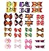 Dog Hair Bows Rubber Bands - Holiday Style Christmas & Halloween Accessories and Decorations