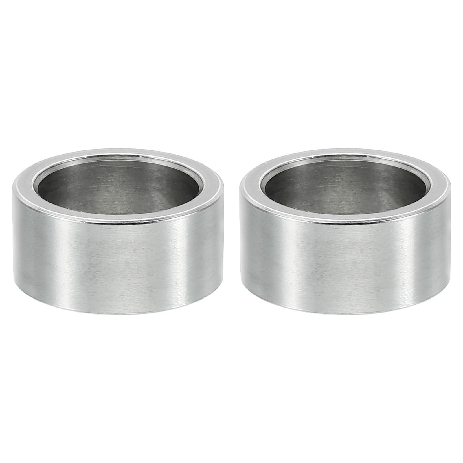 PATIKIL M12 Stainless Steel Spacers, 2 Pcs Metal Spacer Stainless Steel 12.2mm ID x 16mm OD x 8mm L Spacers Screw Standoff for 1/2" or M12 Screw