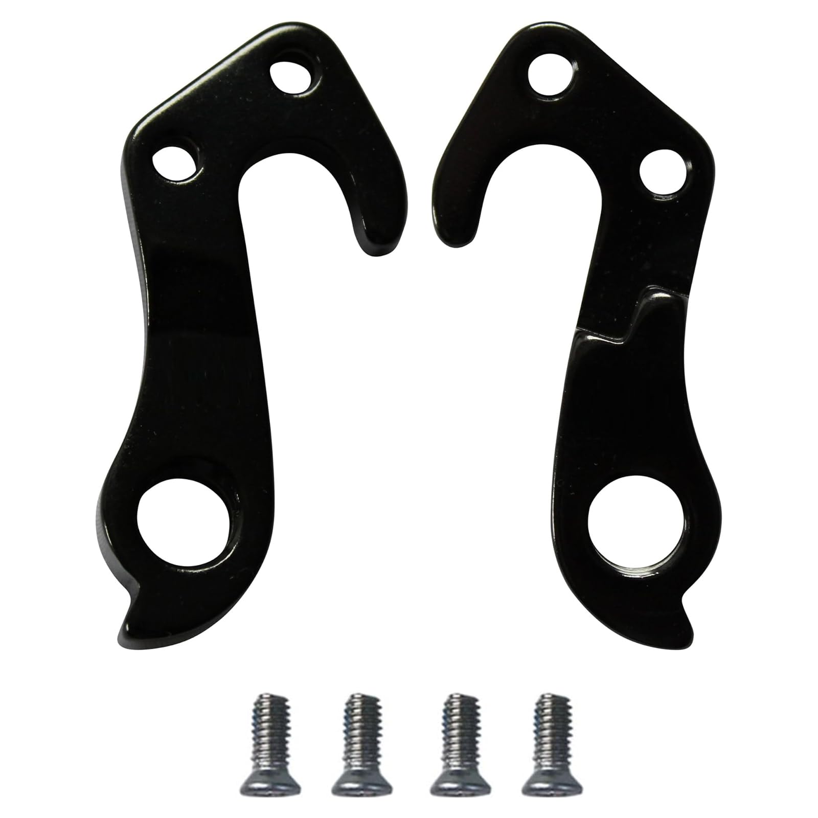 ARROMI 2 PCS Derailleur Hanger, Tail Hook Rear Derailleur Hanger, Cycling Bicycle Rear Gear Transmission With Screw, Bike Rear Tail Hanger for Mountain Road Racing Bike Cycling Replace Part