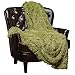 Chanasya Premium Solid Faux Long Fur Throw Blanket - Soft, Fuzzy Throw Blanket - for Bed or Couch - 50