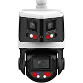EmpireTech Panoramic & PTZ Wired IP POE Camera 8MP+4MP 10x Optical Zoom Starlight Smart Dual Light,180° Wide Angle, IVS,PTZ3E